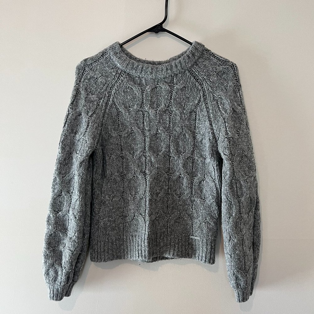 Abercrombie & Fitch Chunky Knit Grey Sweater